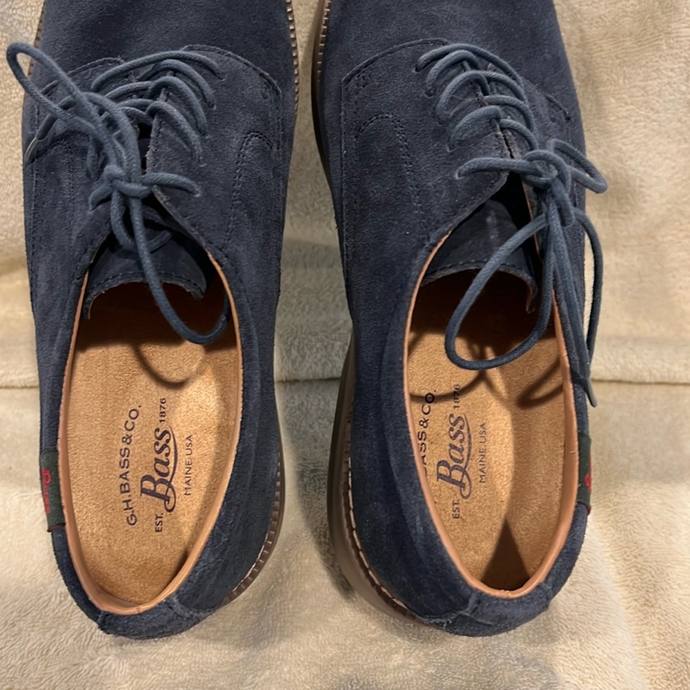 Mens Bass Suede Shoes - Picture 6 of 7